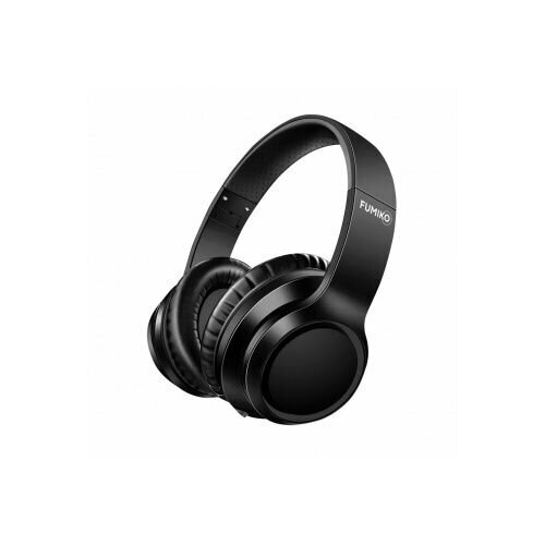Полноразмерные беспроводные наушники Fumiko Tempo 5ч00 mAhBluetoothAUX черные 1260₽