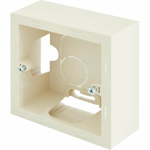 Коробка для накладного монтажа Lexman Lilian цвет слоновая кость 699₽