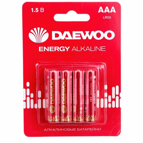 Алкалиновая батарейка DAEWOO ENERGY Alkaline 2021 батарейка э п daewoo energy alkaline lr6 316 pack 32 32 шт