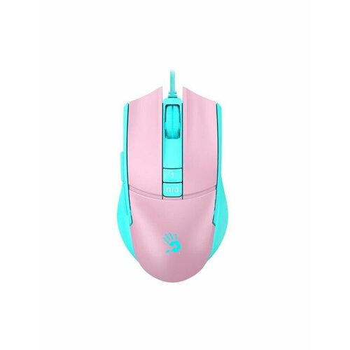 Мышь A4Tech Bloody L65 Max Pink-Light Blue