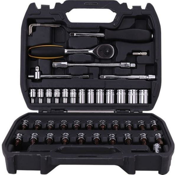 Набор торцевых ключей 46 шт Deli DL1046 1/4