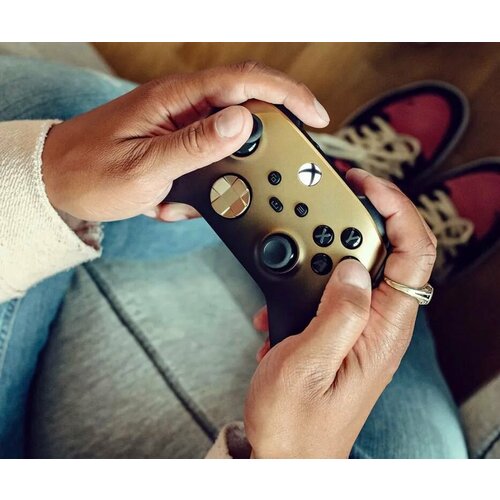 Беспроводной геймпад Xbox Series Wireless Controller Special Edition (Gold Shadow) геймпад microsoft xbox series gold shadow special edition