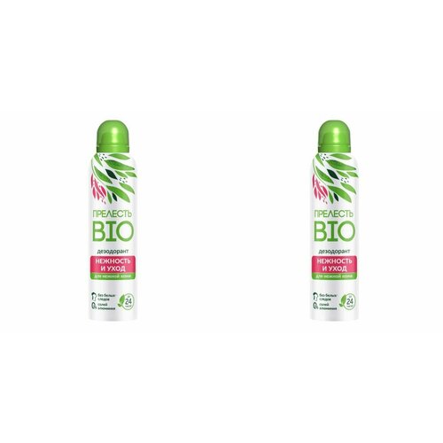 Прелесть Bio Дезодорант для тела Нежность и уход 150 мл 2 шт 674₽