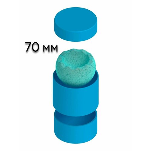 Форма для бомбочек для ванн Полусфера 70 мм. Форма для мыла пластиковая