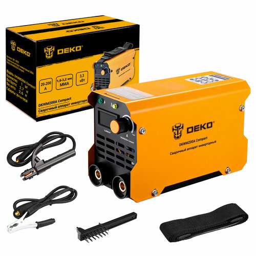 Сварочный аппарат инверторный 200A DEKO DKWM200A Compact 4121₽
