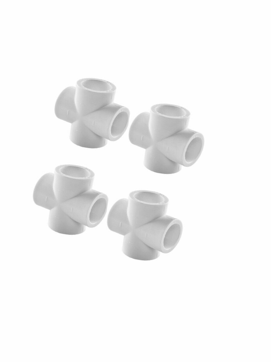 фото Крестовина соединительная ПП 32 мм 4 шт.