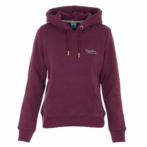 фото Худи superdry essential logo hoodie, размер 12, бордовый