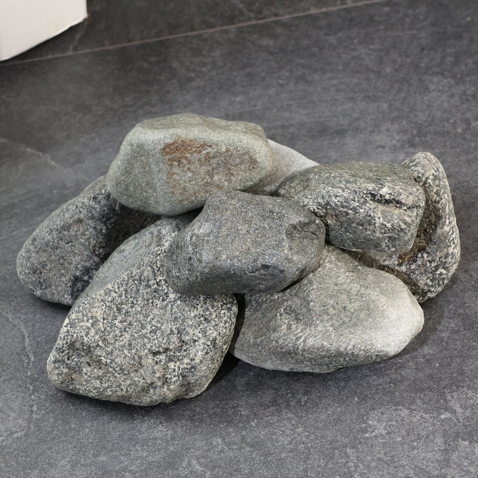 Камень для бани "Дунит" галтованный 20 кг 10445756