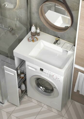 Тумба (комод) под раковину над стиральной машиной
