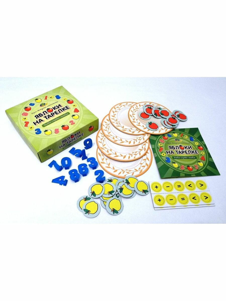Развивающая игра Яблоки на тарелке для детей от 4 до 12 лет
