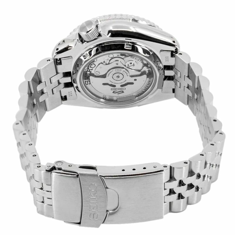 Наручные часы SEIKO, серебряный, синий, белый — фото 1