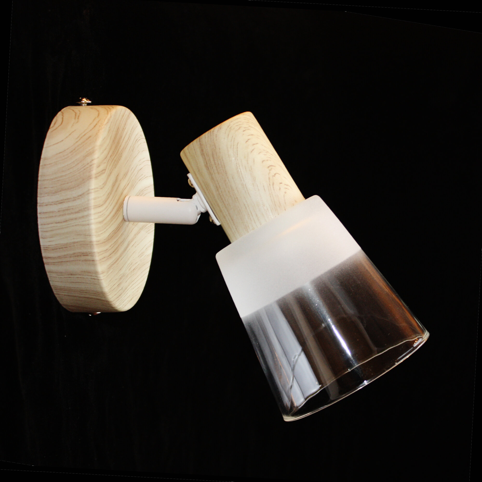 фото Спот поворотный, бра, светильник настенный поворотный MО 83-5986/1, Е14, 1х60 Вт