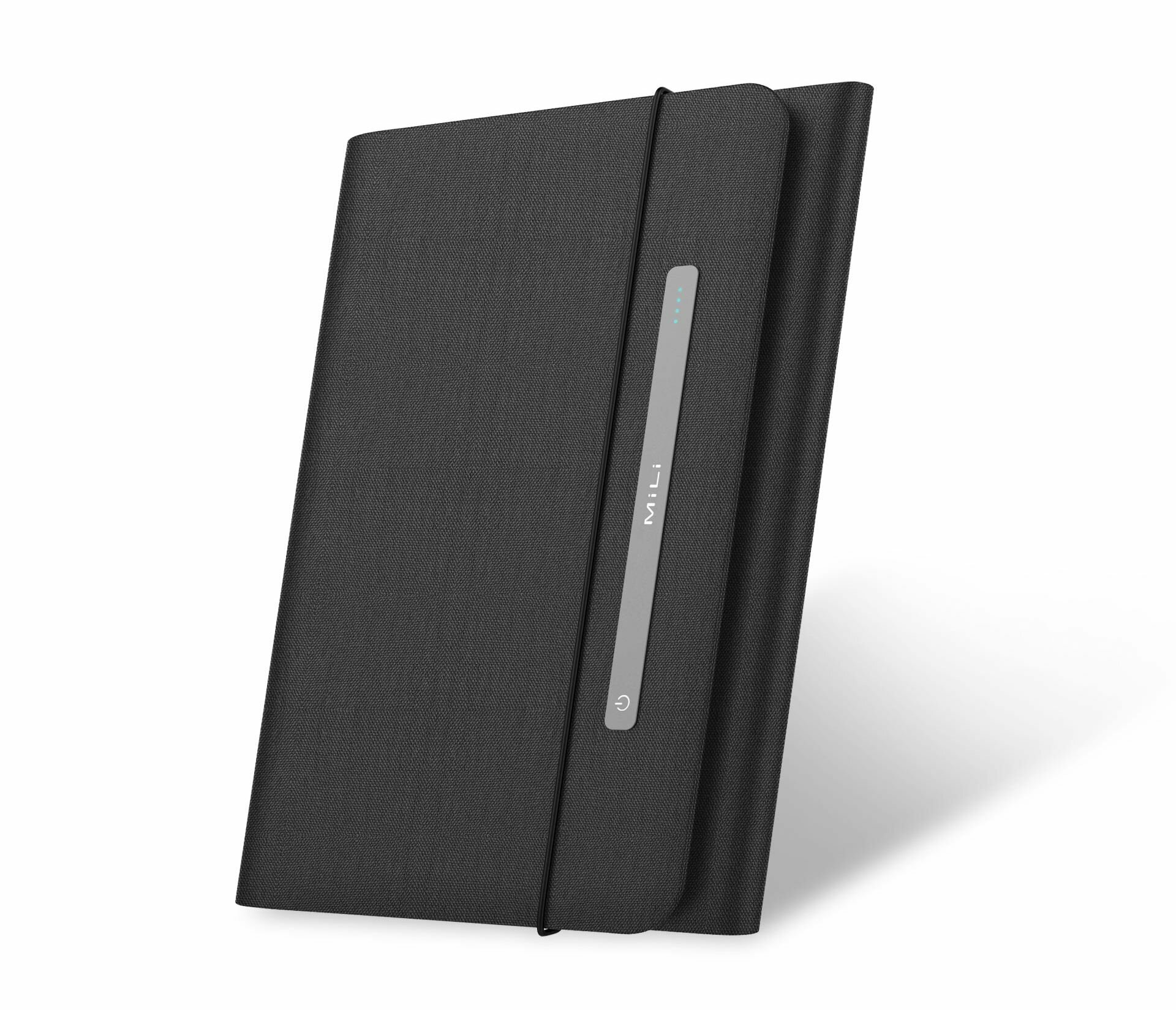 Блокнот MiLi "NoteBook II", повербанк, 10000mAh, беспроводная зарядка, черный