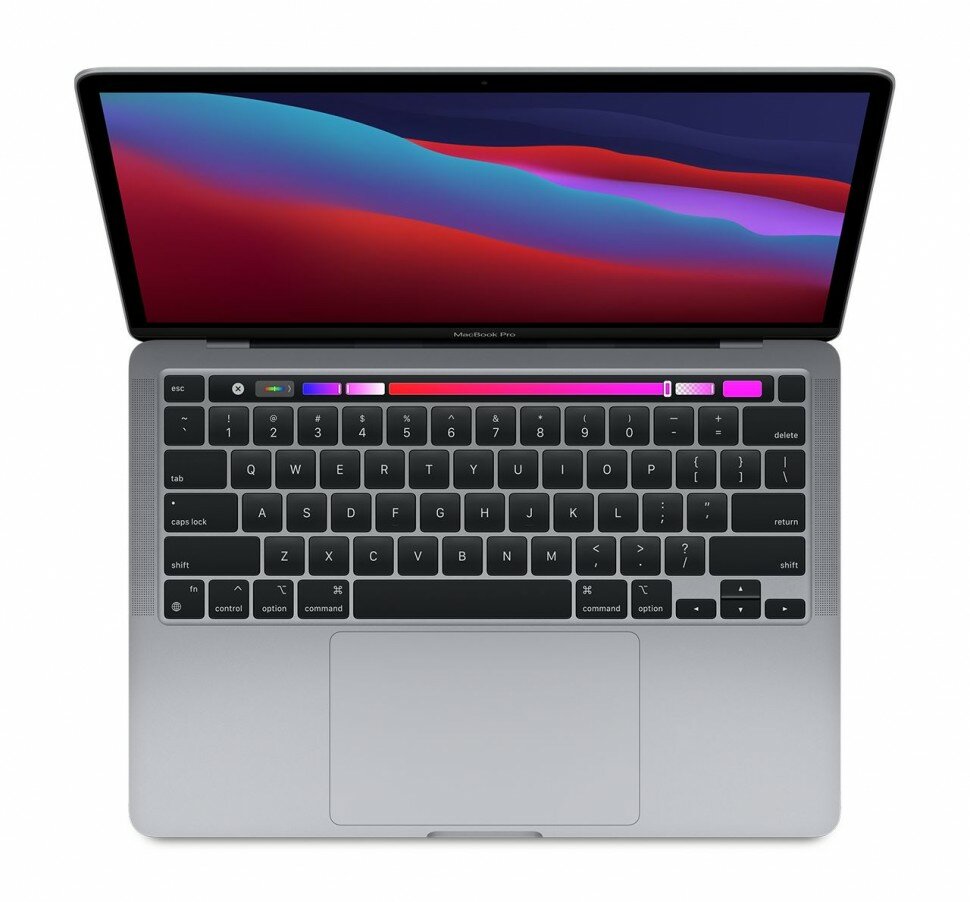 Apple MacBook Pro 13" (M1, 2020) 8 ГБ, 256 ГБ SSD, MYD82RU/A SPACE GREY, серый космос