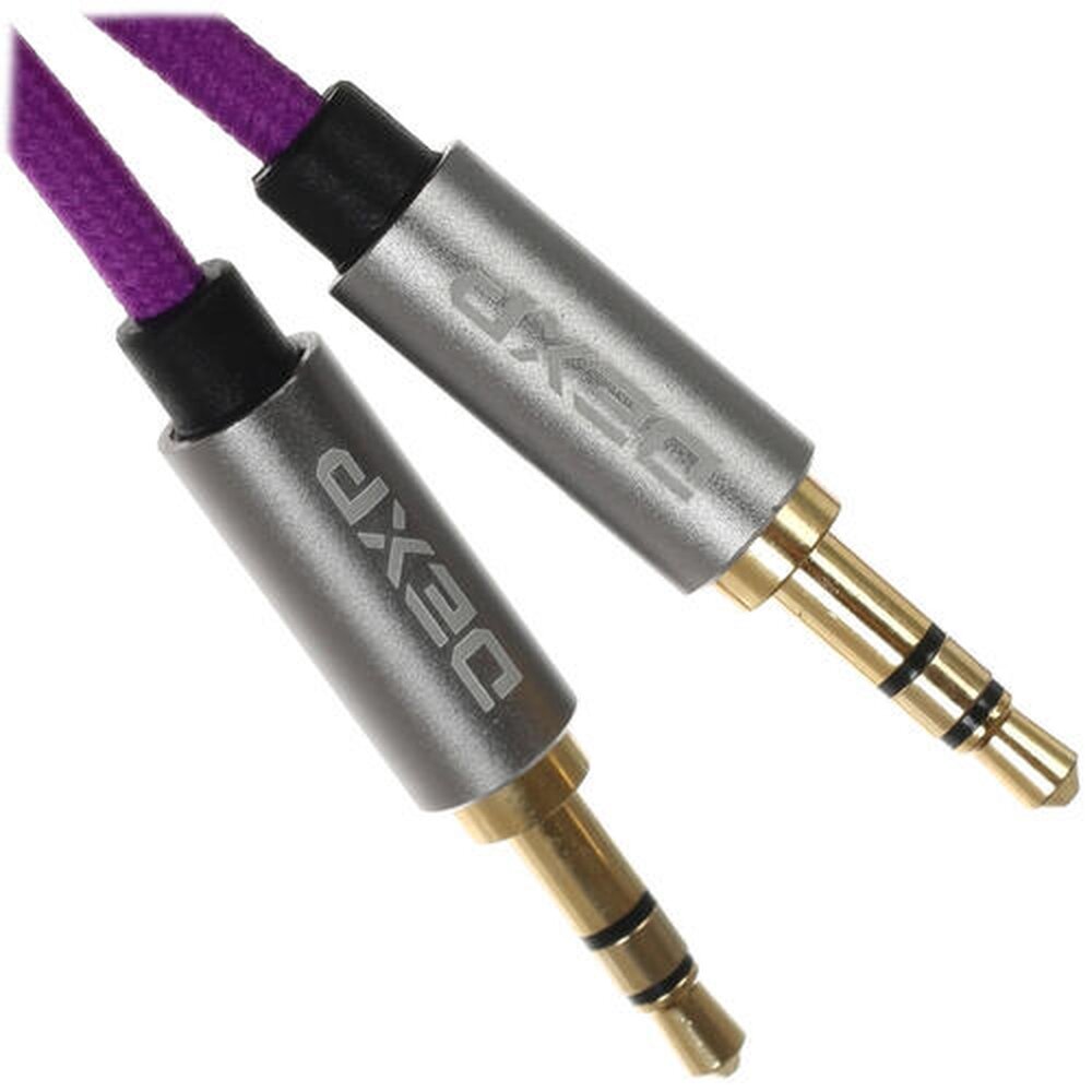 Кабель DEXP 3.5 mm jack - 3.5 mm jack фиолетовый