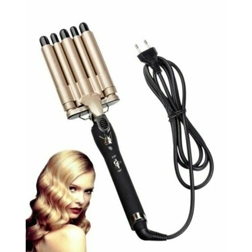Профессиональные щипцы для укладки волос с 5 волн покрыты турмалиновым покрытием 220000₽