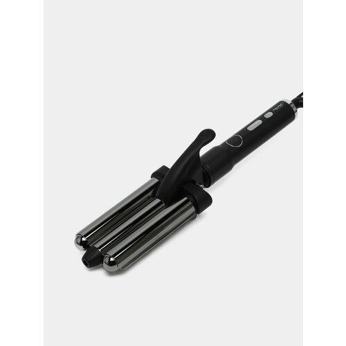 Профессиональная плойка- щипцы тройная для локонов и завивки волос Черный 530000₽