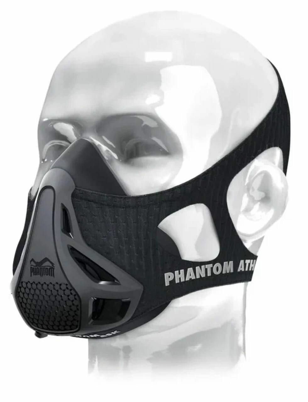 Тренировочная маска phantom training mask, Маска для бега, Спортивный инвентарь для фитнеса