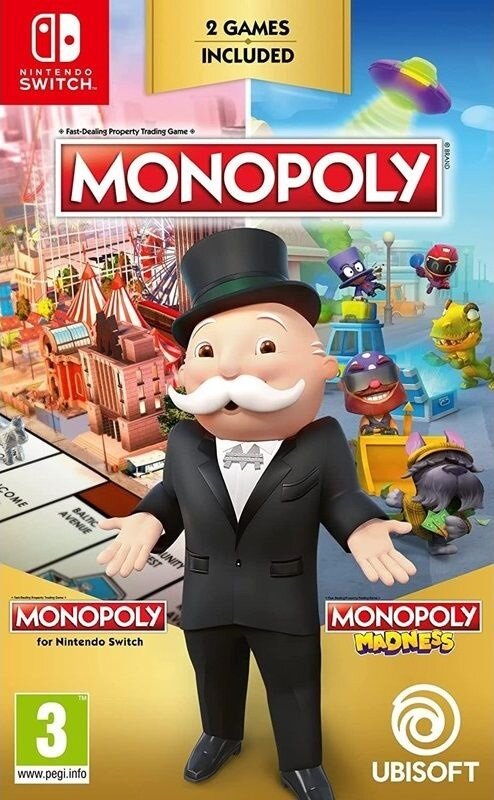 Monopoly + Monopoly Madness [Switch, русские субтитры]