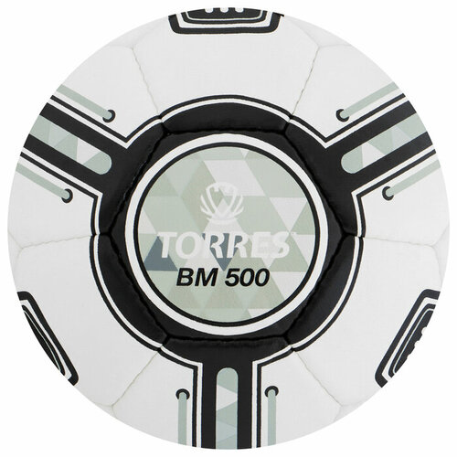 Мяч футбольный TORRES BM 500 F323645, PU, ручная сшивка, 32 панели, р. 5 мяч футбольный torres match арт f320025 р 5 32 панел pu 4 под слоя руч сшив бело серебр голуб