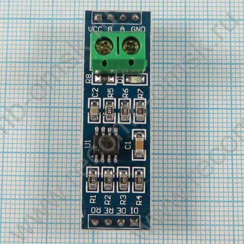 RS-485 to TTL MAX485 - Конвертер isolated ttl to 485 module rs485 to ttl communication single chip microcomputer serial port line converter chassis 3 3v