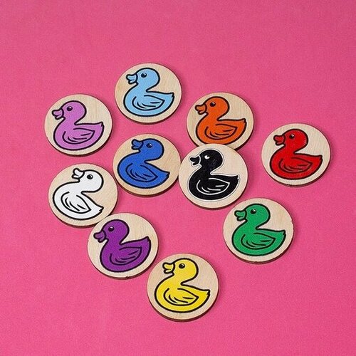 Фишки Утята цветные 190₽