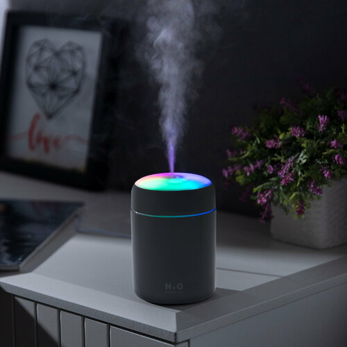 Увлажнитель HM-26 ультразвуковой 03 л 2 Вт подсветка USB в комплекте серый 92400₽