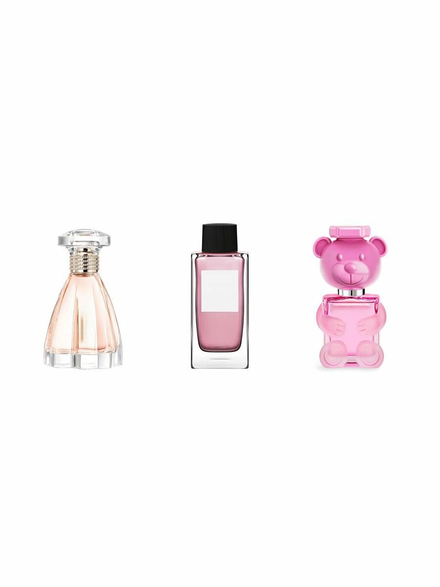 Подарочный набор для нее по мотивам Lanvin Modern Princess, Dolce & Gabbana L'Imperatrice Limited Edition, Moschino Toy 2 Bubble Gum 3 по 2 мл