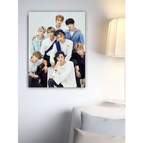Картина на холсте 45х60 см на подрамнике Страй Кидс Stray Kids