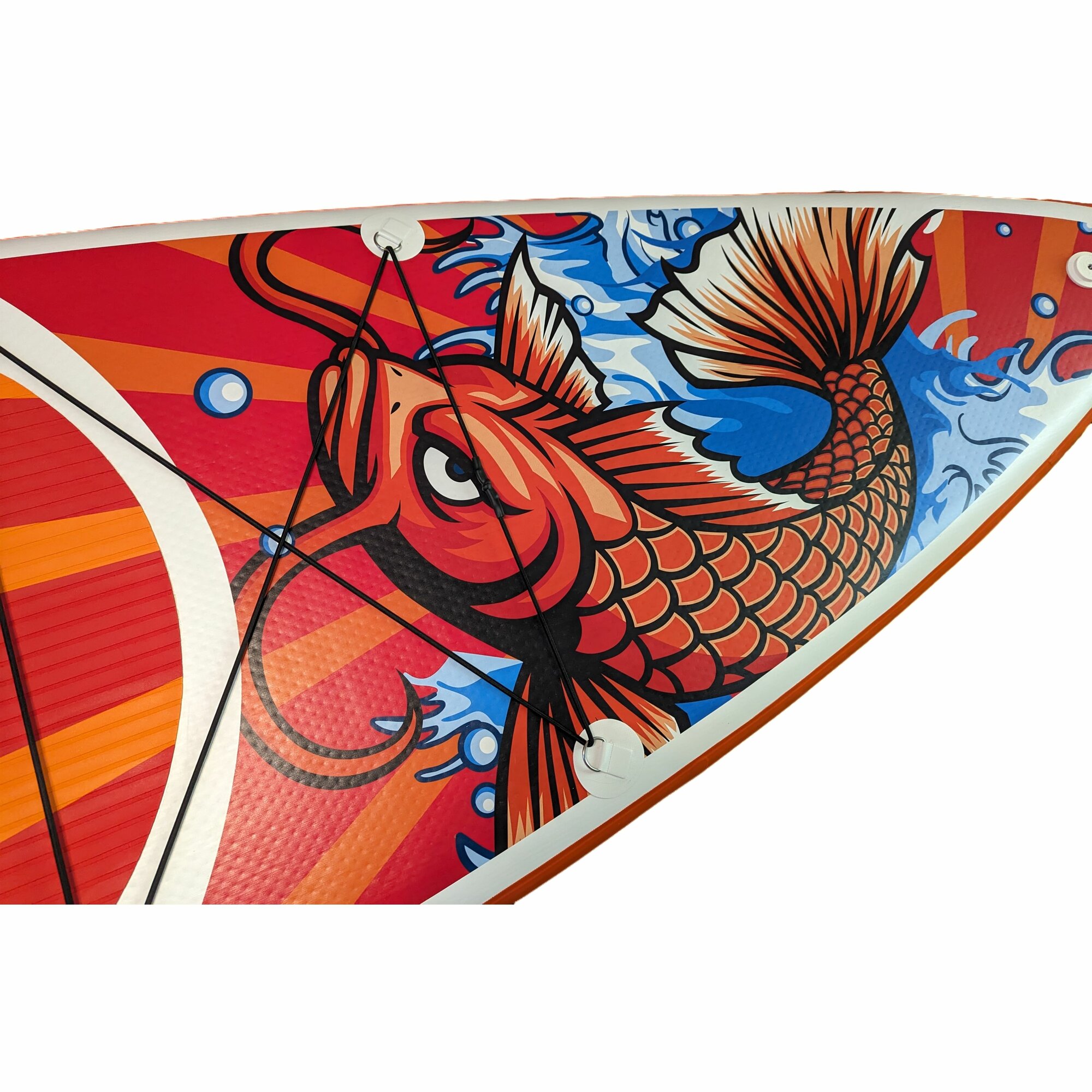 SUP-доска Карп KOI 11'6" надувная, двухслойная. Сапборд с полным комплектом, 350x84x15 см — фото 1