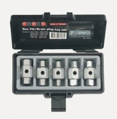 Изображение товара FORCE 5051 Набор для слива масла 5пр.