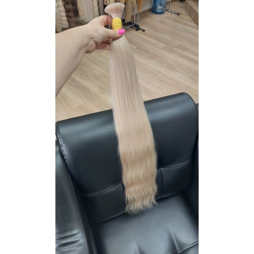 Натуральные волосы для наращивания 70см, 139г! , премиум, блонд, натуральная волна