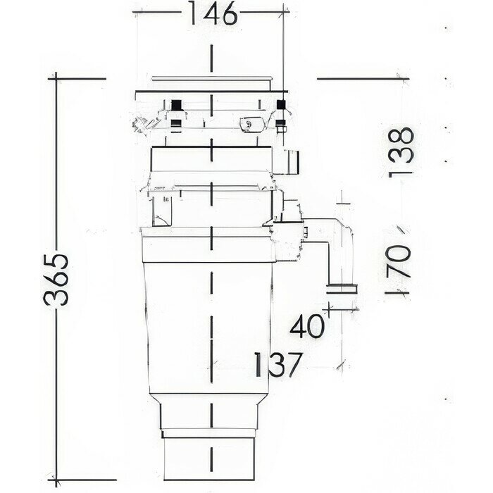 Измельчитель отходов Kuppersberg WSS 750 B - фотография № 5