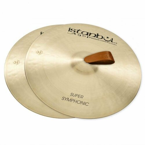 Istanbul Agop SSY18 Super Synphonic - Тарелки 18 оркестровые, парные, с ремнем. TRADITIONAL (Про-во Турция) istanbul agop mc18 тарелка medium crash серии traditional 18 дюймов