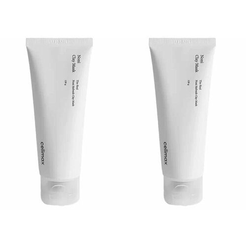 Маска для лица очищающая Celimax The Real Noni Refresh Clay Mask глиняная с экстрактом нони 120 мл 2 шт 3740₽