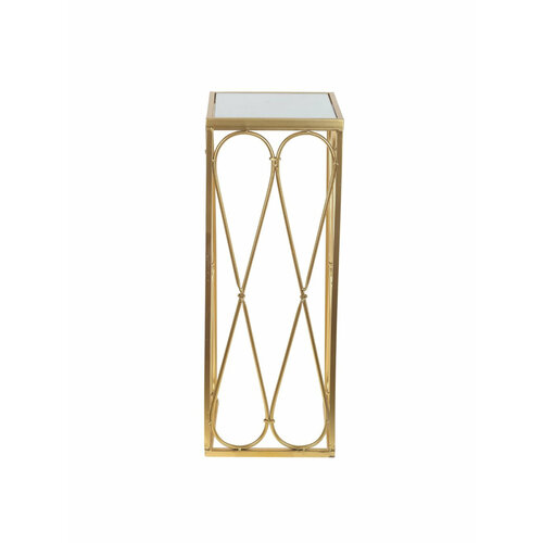 Стол декоративный Remecoclub металлический золотой 22x60 см 6956₽