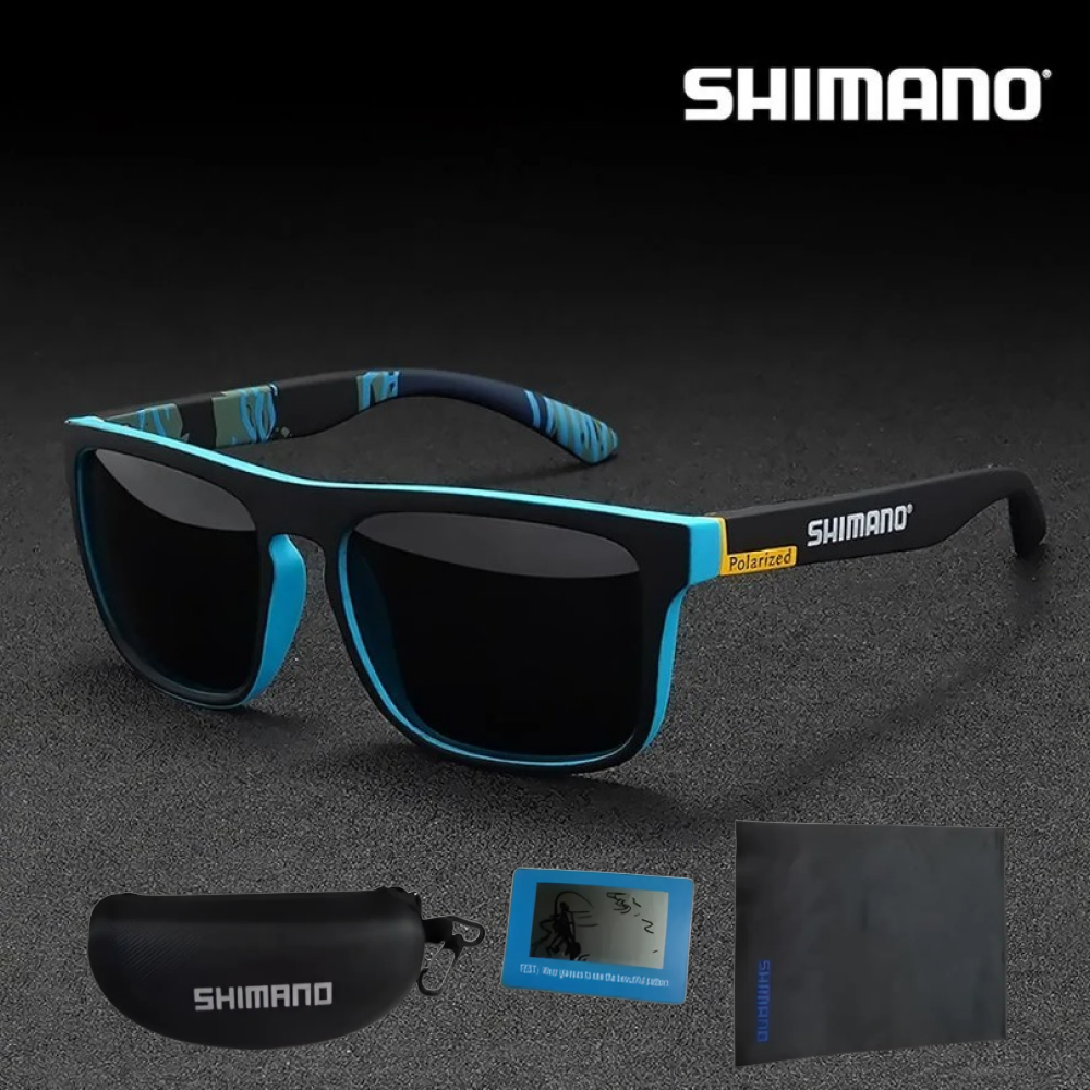 "Shimano Blue" - солнцезащитные очки для рыбалки и спорта поляризационные