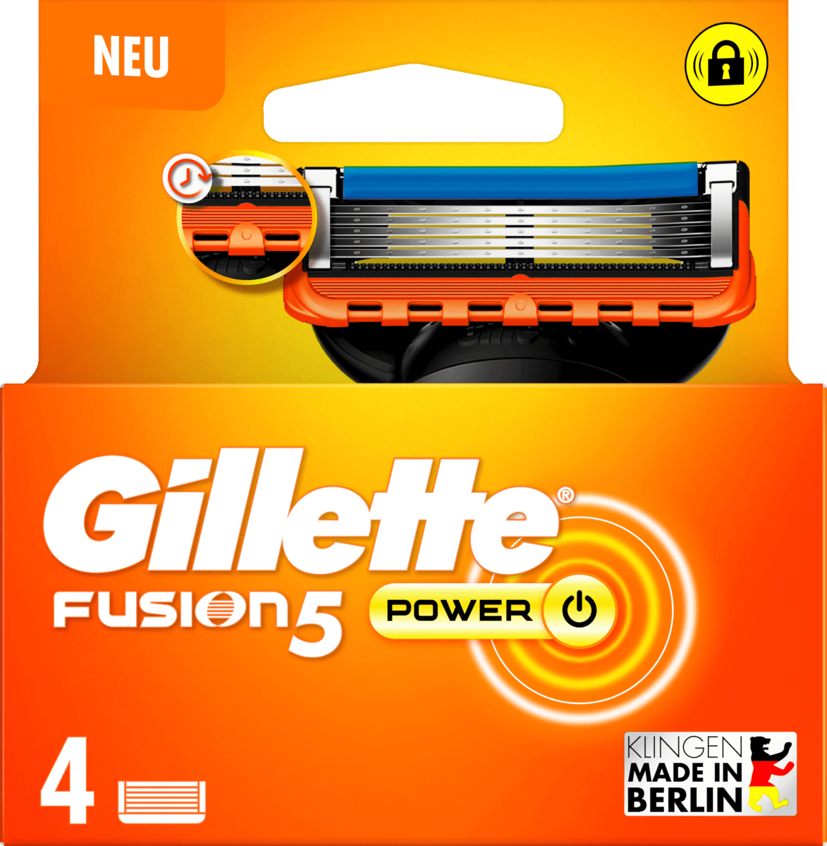 Сменные кассеты Gillette Fusion 5 4шт