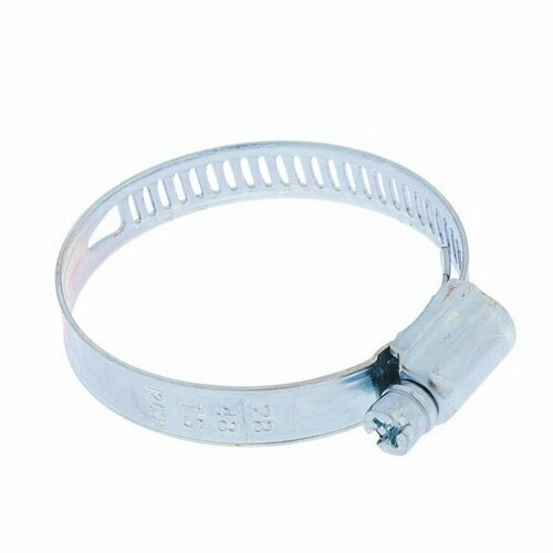 Хомут червячный сквозная просечка диаметр 28 - 48 ширина 85 мм оцинкованный 50 шт 2051₽