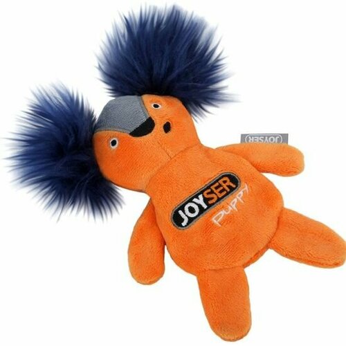 JOYSER Puppy игрушка для щенков Белка со сменной пищалкой S оранжевая, 16см