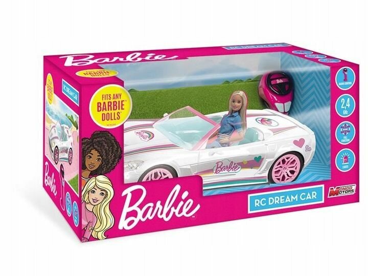 Барби Белый кабриолет с дистанционным управлением , Barbie