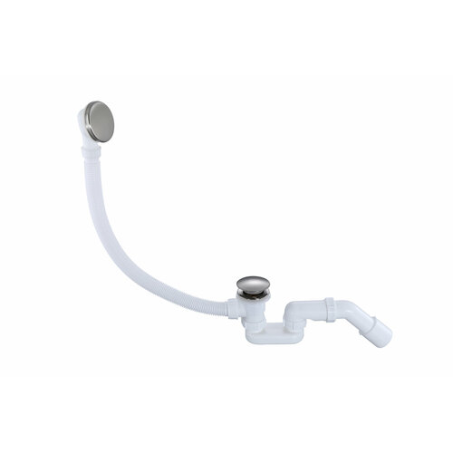 Слив-перелив автоматический для ванны и душа BesserKraft (латунь, никель)