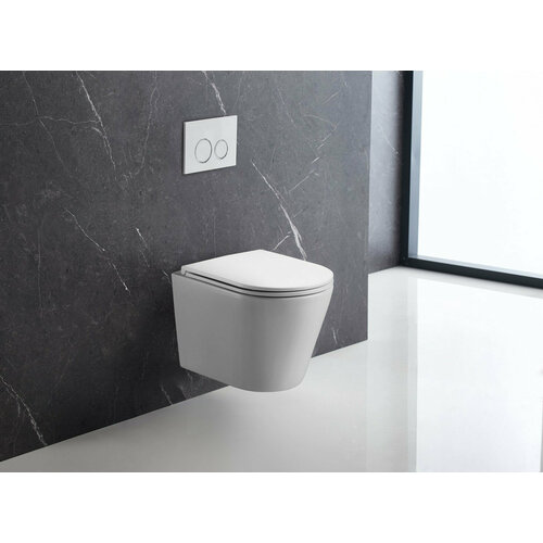 Унитаз подвесной Terminus Классик безободковый c сиденьем 02W54x36W