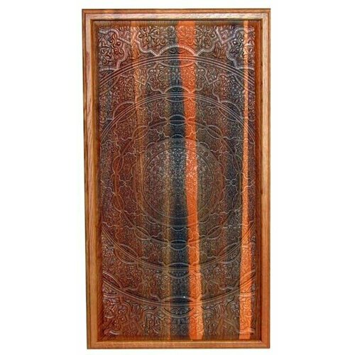 Резные нарды из массива мореного дуба 58*63 см 999-104-54