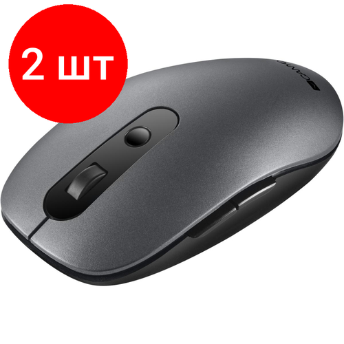 Комплект 2 штук Мышь компьютерная Canyon MW-9 6кн DPI800-1600 АА в кмпл СерCNS-CMSW09DG 434700₽