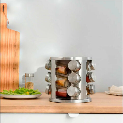 Набор банок для специй, Емкость для хранения приправ COSTWAY