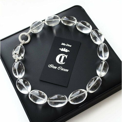 Бусы Mia Diva горный хрусталь хрусталь длина 44 см бесцветный 13677₽