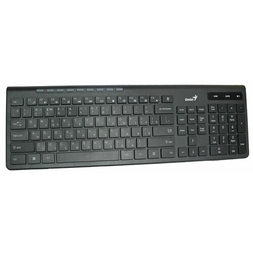 Клавиатура беспроводная Genius SlimStar 7230 31310021402 черный 1721₽