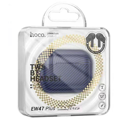 Беспроводные наушники TWS Hoco EW47 Plus BT5340mAh 350mAh7ч синие 1440₽