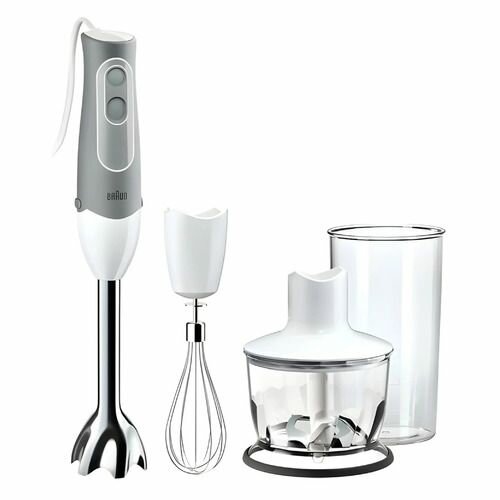 Блендер Braun MultiQuick 7 MQ7000 WH погружной белый/серебристый